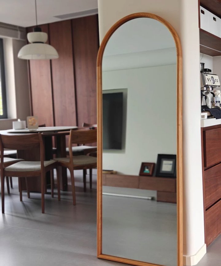 Elona Wood Frame Mirror - Arch Elona Wood Frame Mirror - Arch