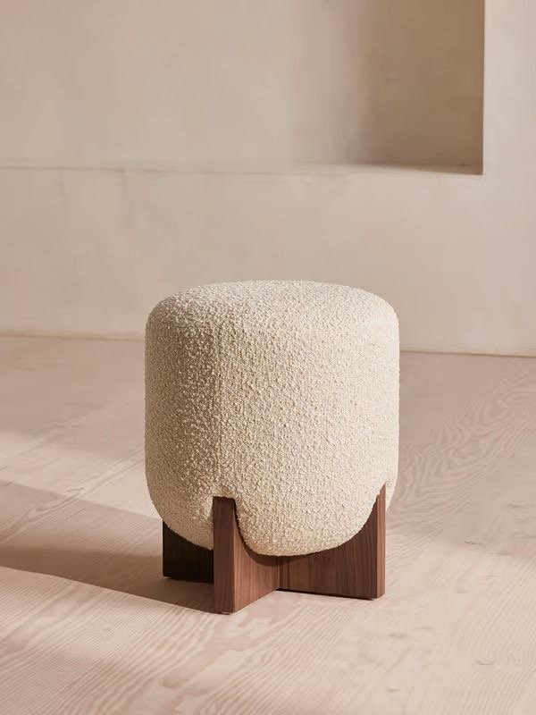 Tillie Boucle Ottoman