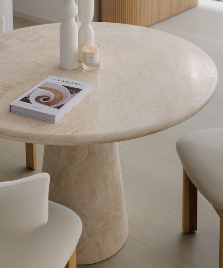 Carradale Travertine Dining Table Carradale Travertine Dining Table