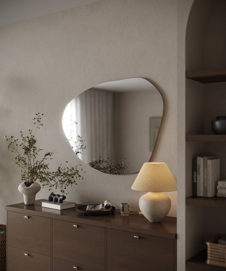 Edmira irregular Mirror - Soft Glow Edmira irregular Mirror - Soft Glow