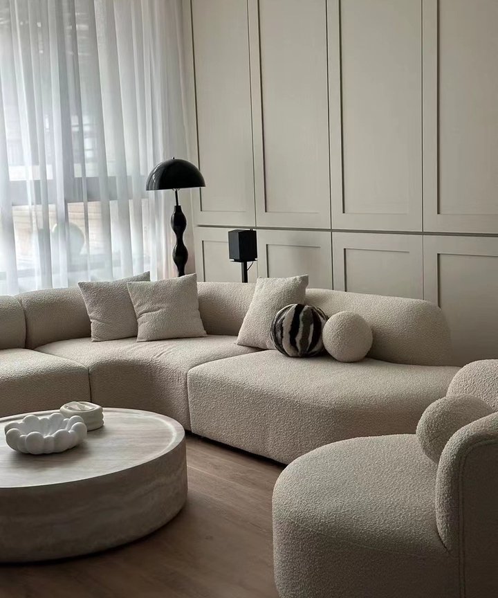 Tessarina Curved Sofa - L-Shape Tessarina Curved Sofa - L-Shape