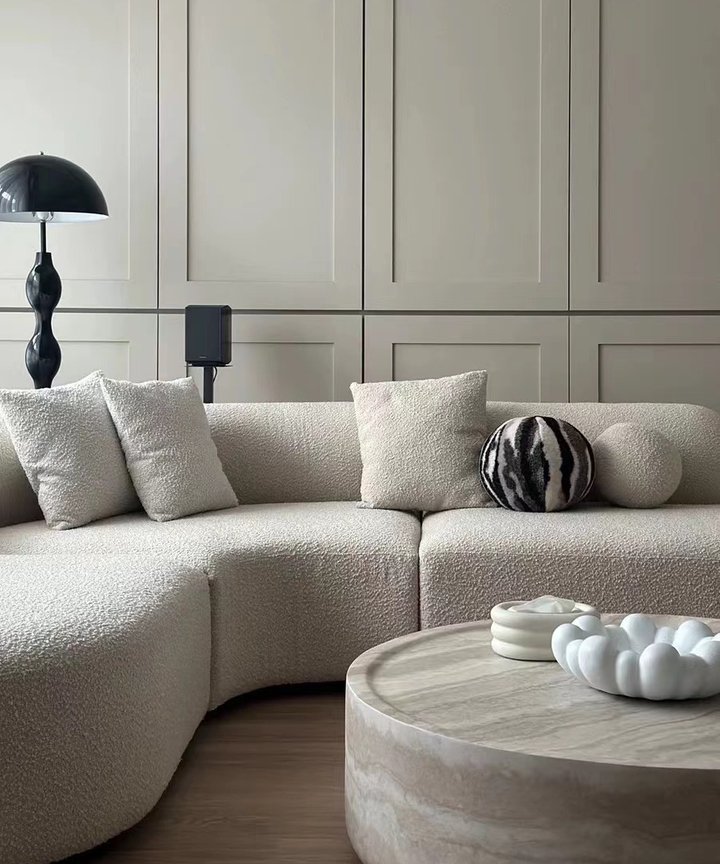 Tessarina Curved Sofa - L-Shape Tessarina Curved Sofa - L-Shape