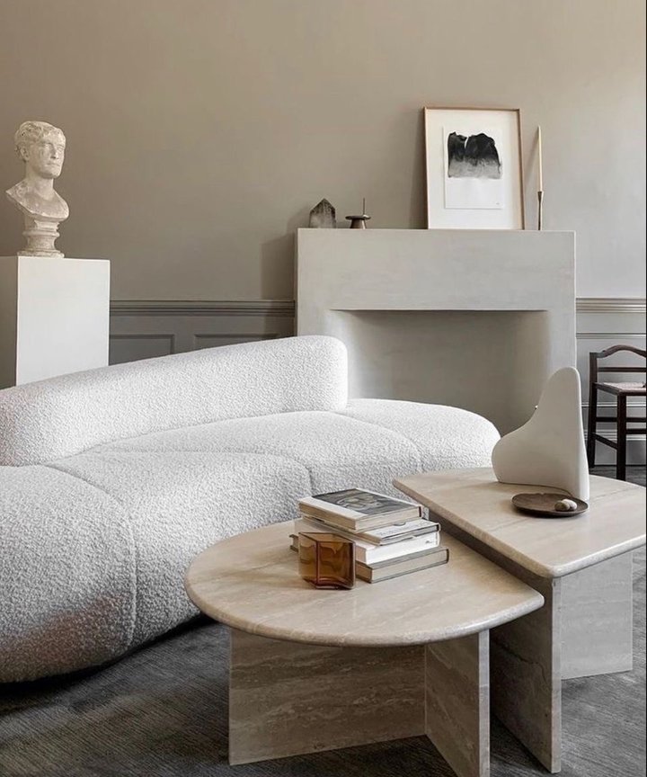 Chevelle Shelf Coffee Table - Travertine Chevelle Shelf Coffee Table - Travertine