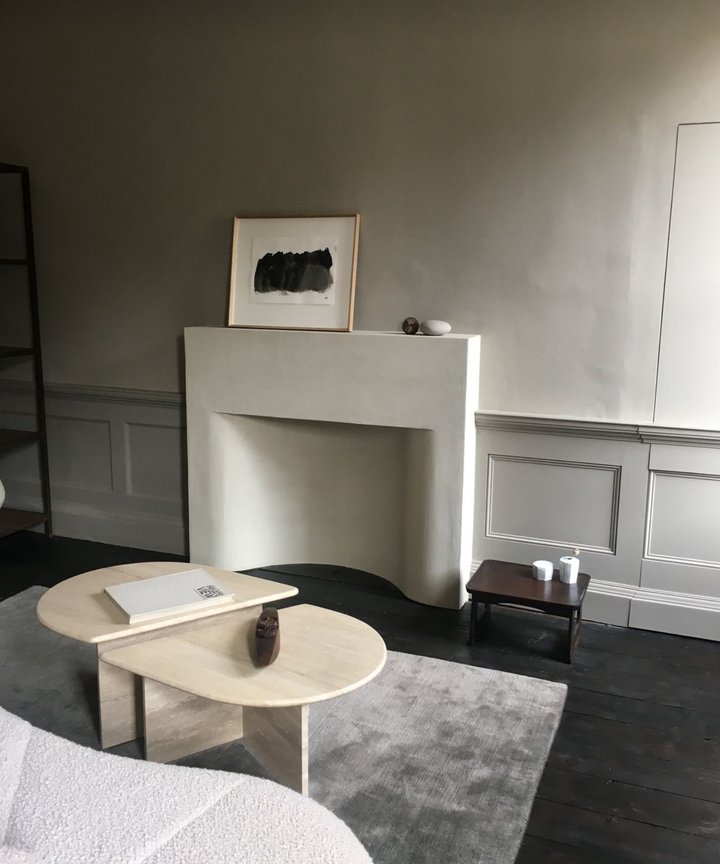 Chevelle Shelf Coffee Table - Travertine Chevelle Shelf Coffee Table - Travertine