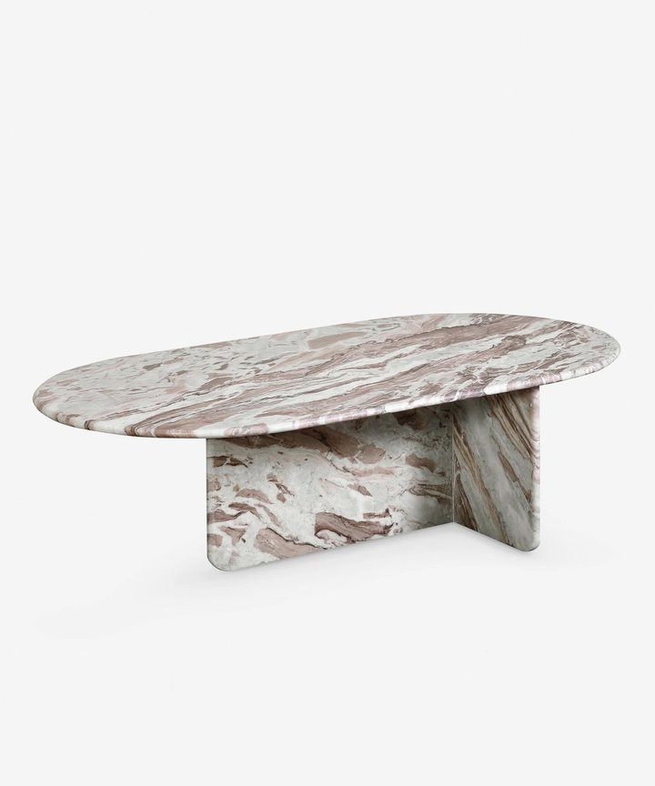 Cerulean Marble Coffee Table - Dreamy Brown Cerulean Marble Coffee Table - Dreamy Brown