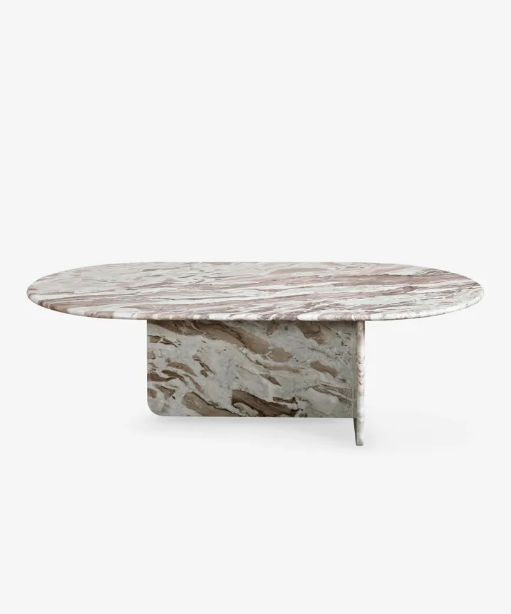 Cerulean Marble Coffee Table - Dreamy Brown Cerulean Marble Coffee Table - Dreamy Brown