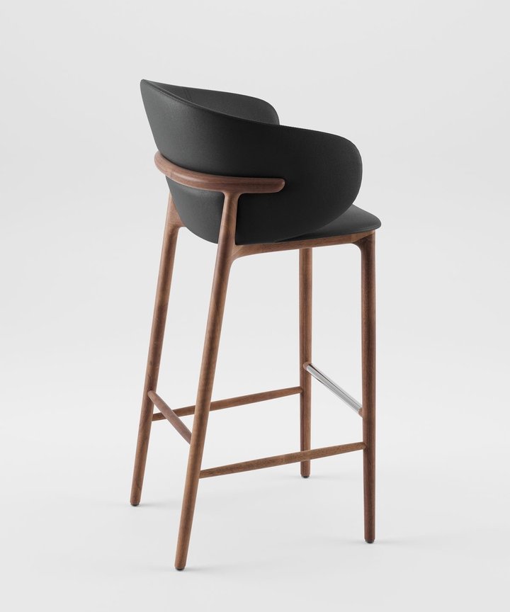 June Island Bar Chair - Solid Wood June Island Bar Chair - Solid Wood