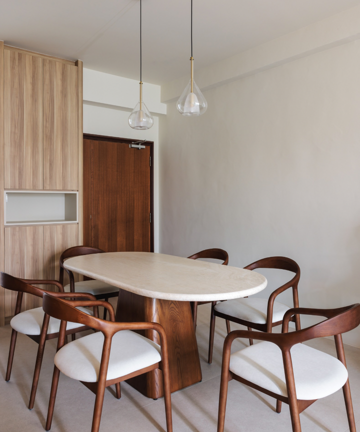 Callista Travertine Table - Center Base