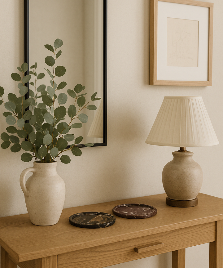 Gwenna Round Tray - Dark Series