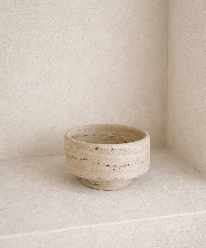 Ira Travertine Bowl