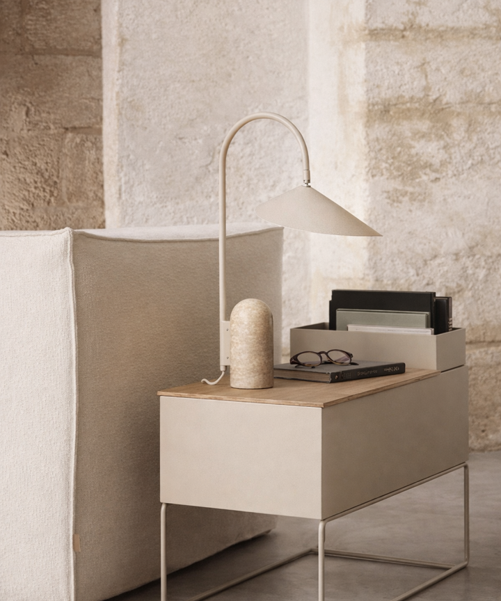 Lourdes Travertine Table Lamp