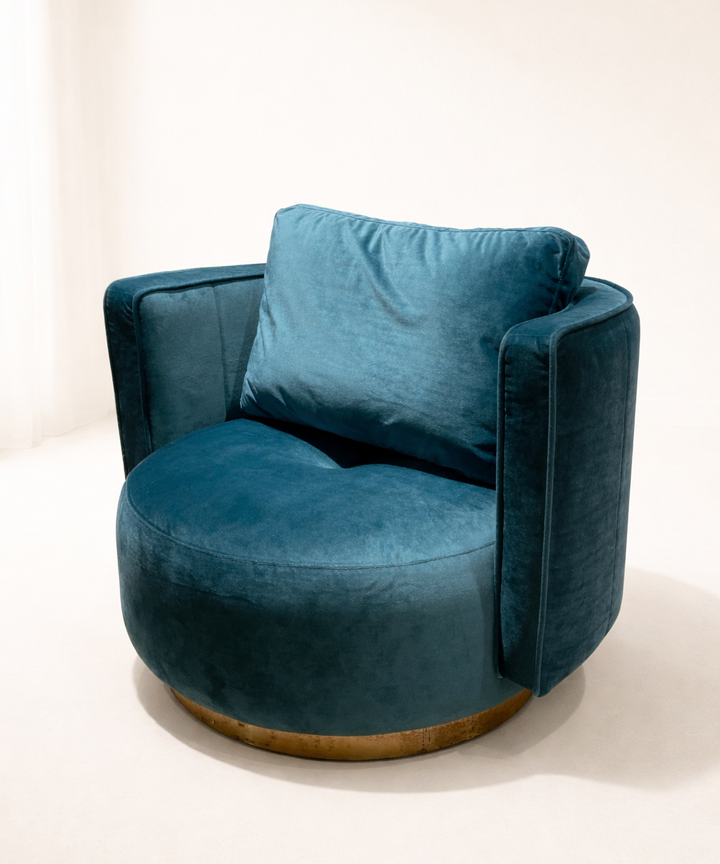 Thaddea Lounge Chair - Velvet