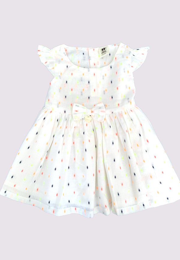 Toffyhouse White Cotton Dress