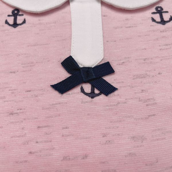 Let’s get sailing Light Pink Stretch Dress