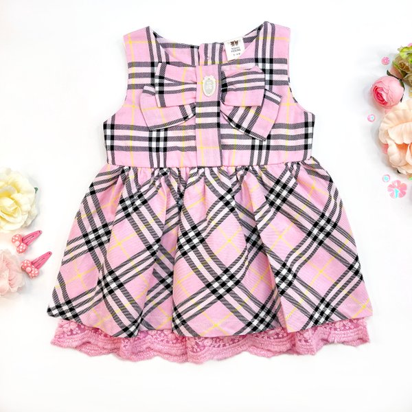 Pink Plaid Garden Party