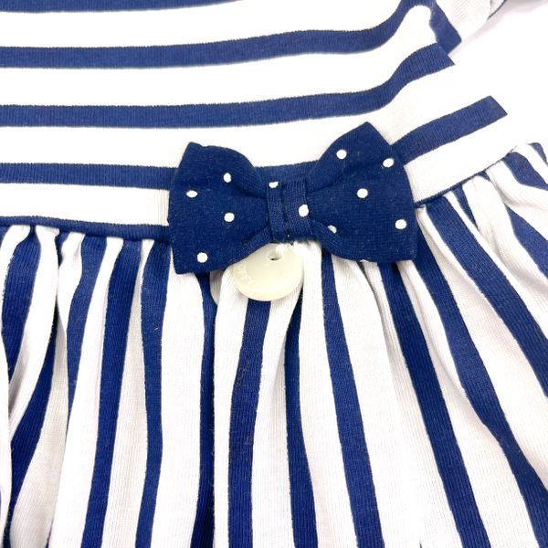 Summer Cruisin Striped Dress in Blue