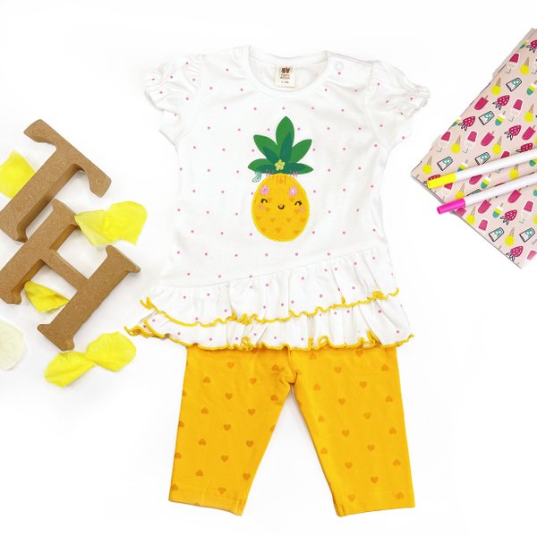 Lucky Miss Pineapple Top & Leggings Set