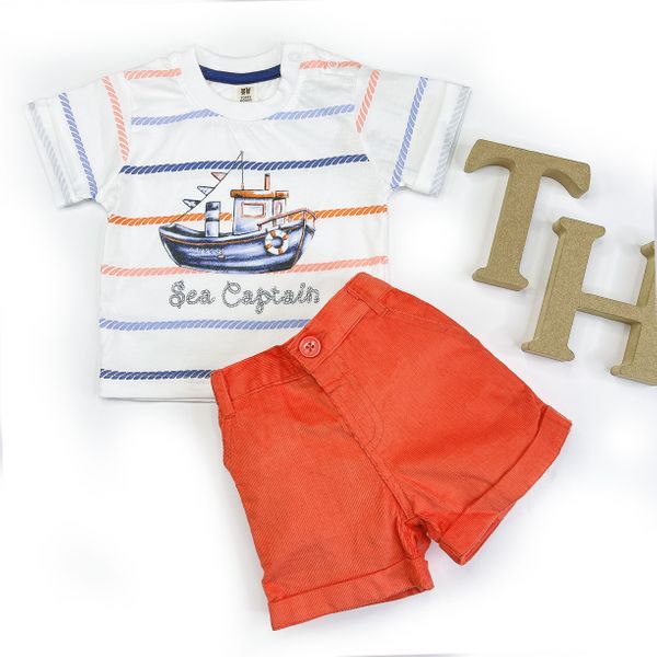 Let's Set Sail Shorts & T-shirt Set