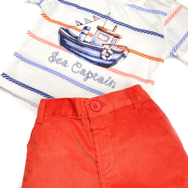 Let's Set Sail Shorts & T-shirt Set