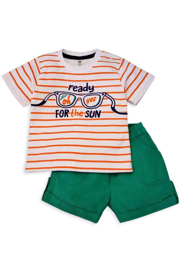 Toffyhouse striped t-shirt and shorts set