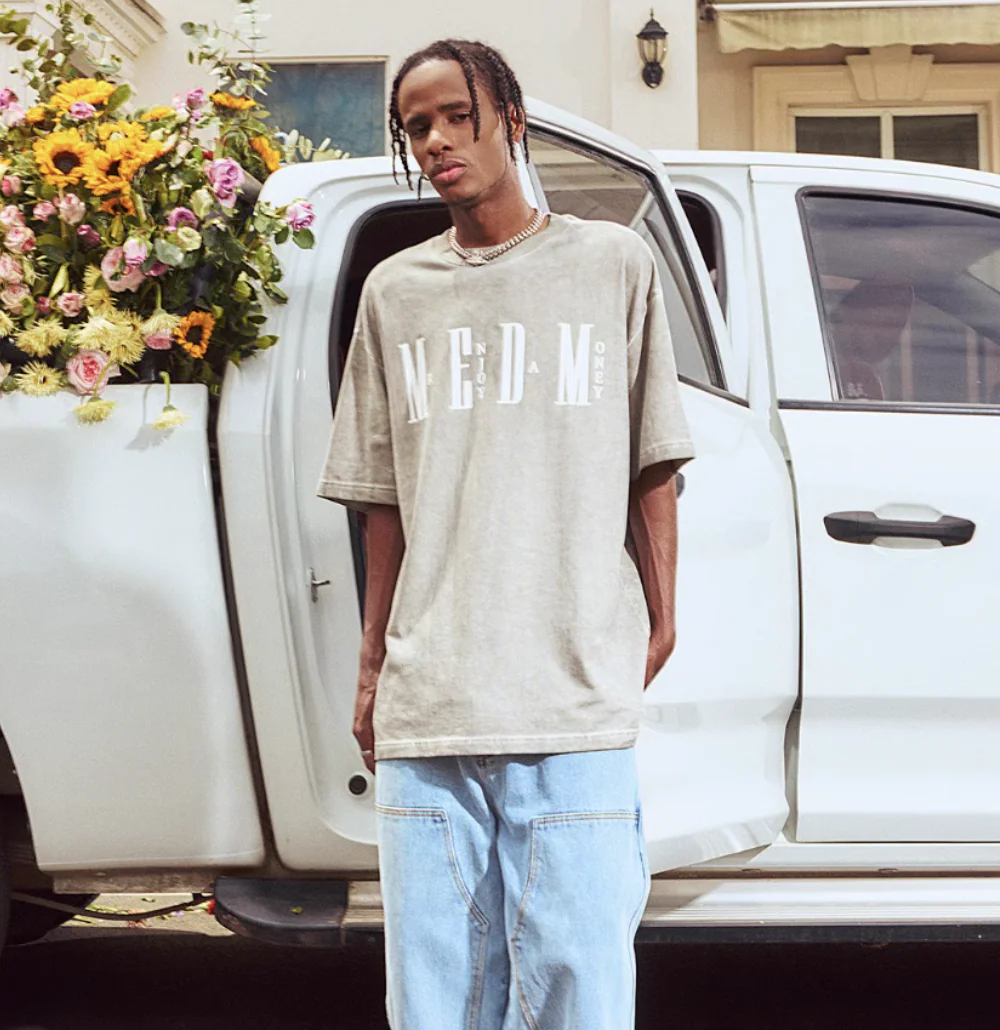 MEDM Big Center Logo Wash Tee