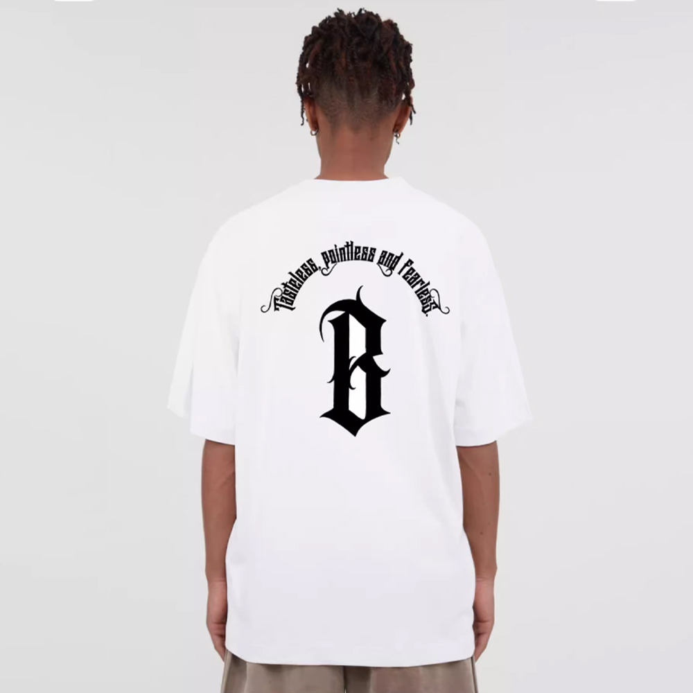 Boneless Arc Logo Tee - White