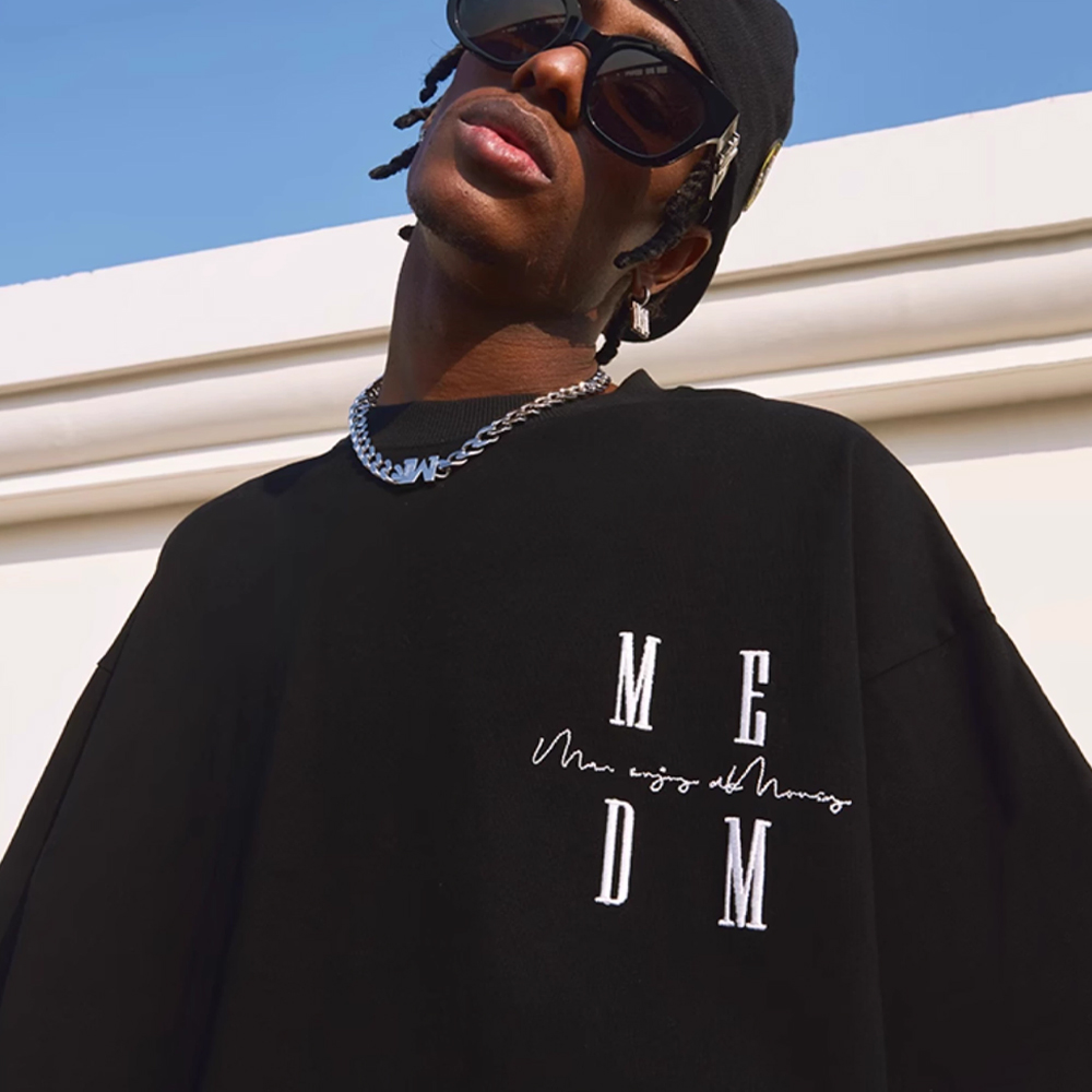 MEDM Basic Emb Logo Tee - Black
