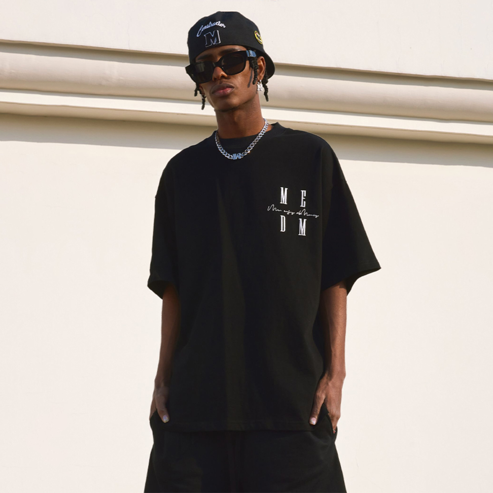 MEDM Basic Emb Logo Tee - Black