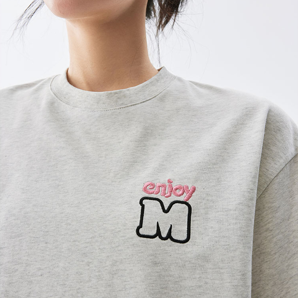 MEDM Contrast M Basic Logo Tee - Grey