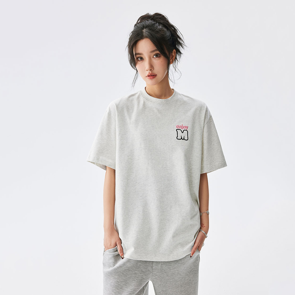 MEDM Contrast M Basic Logo Tee - Grey