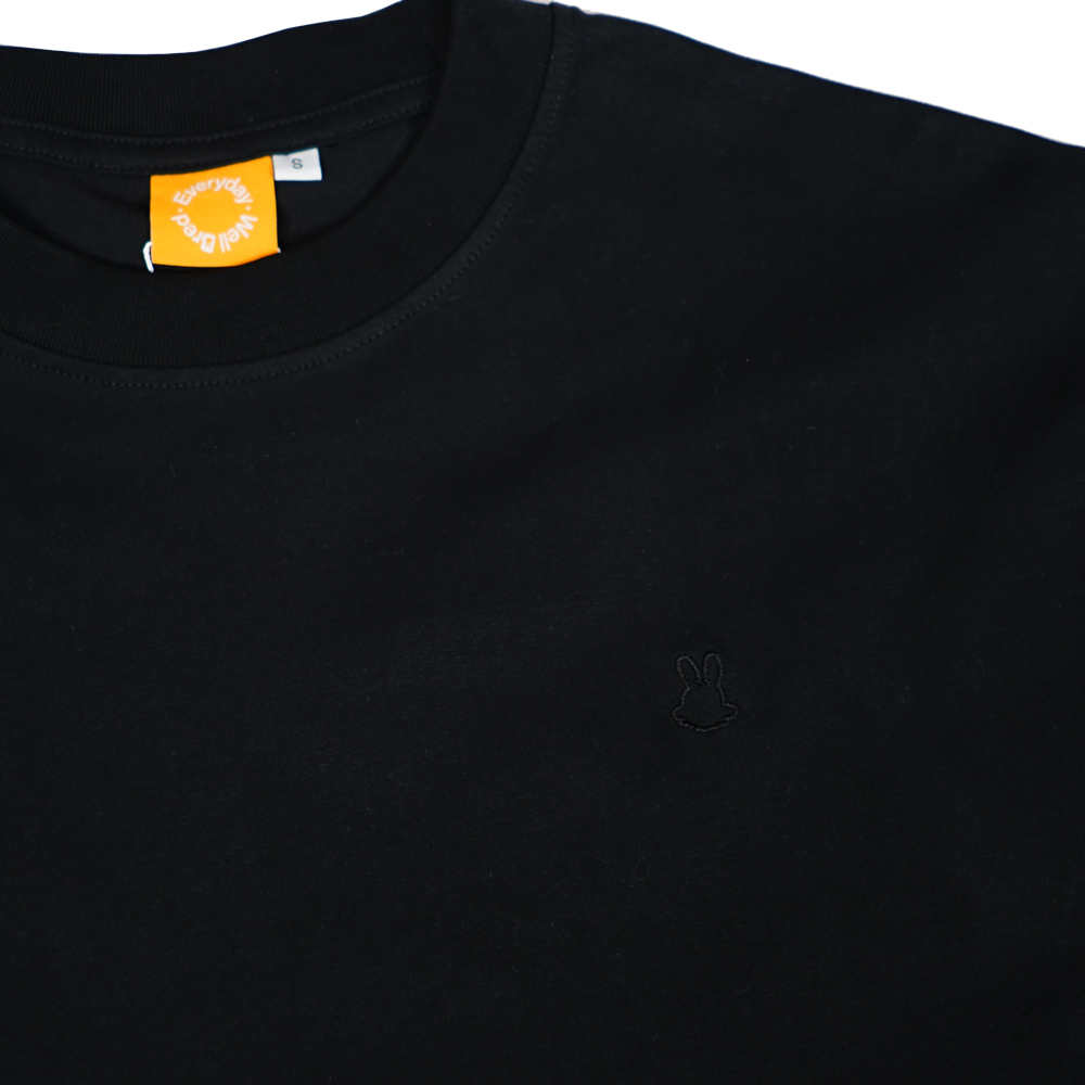 WB Everyday Rabbit Eco-cloud L/S Tee - Black
