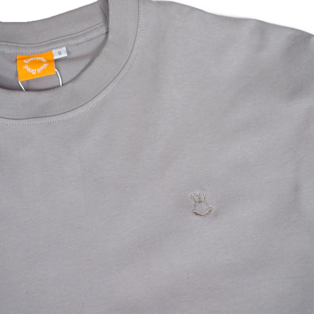 WB Everyday Rabbit Eco-cloud L/S Tee - Grey