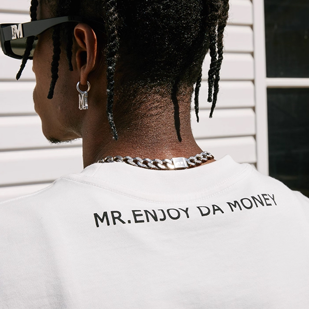 MEDM Neon Emb Tee - White