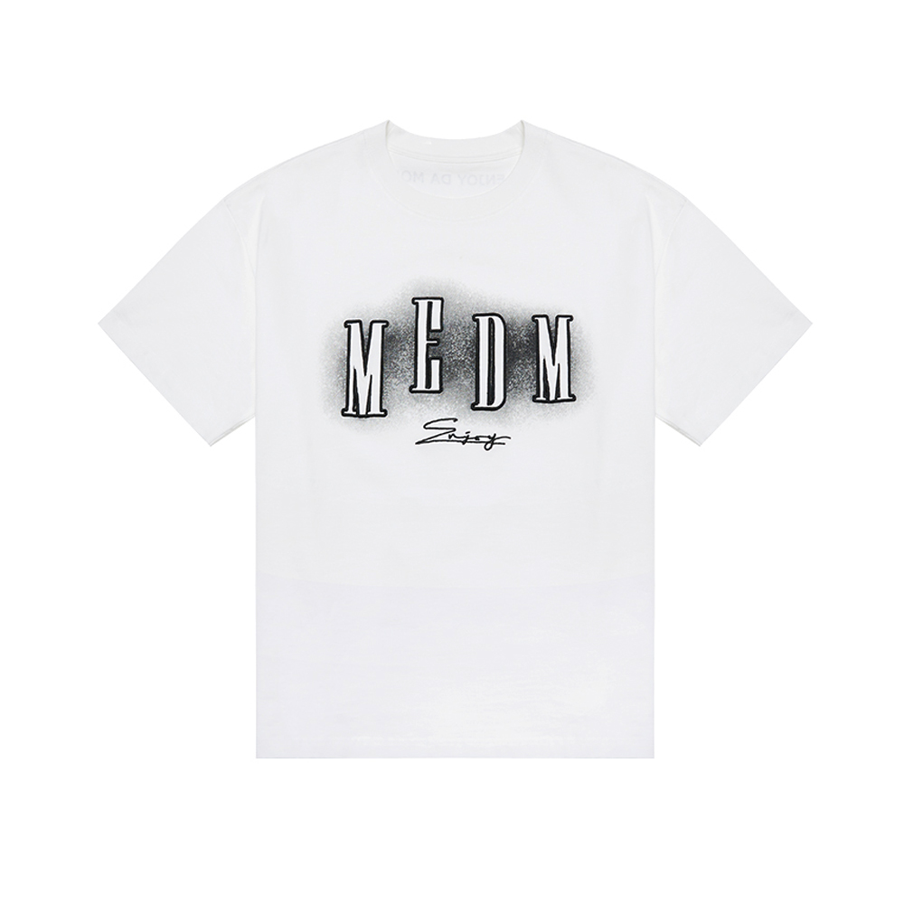 MEDM Neon Emb Tee - White