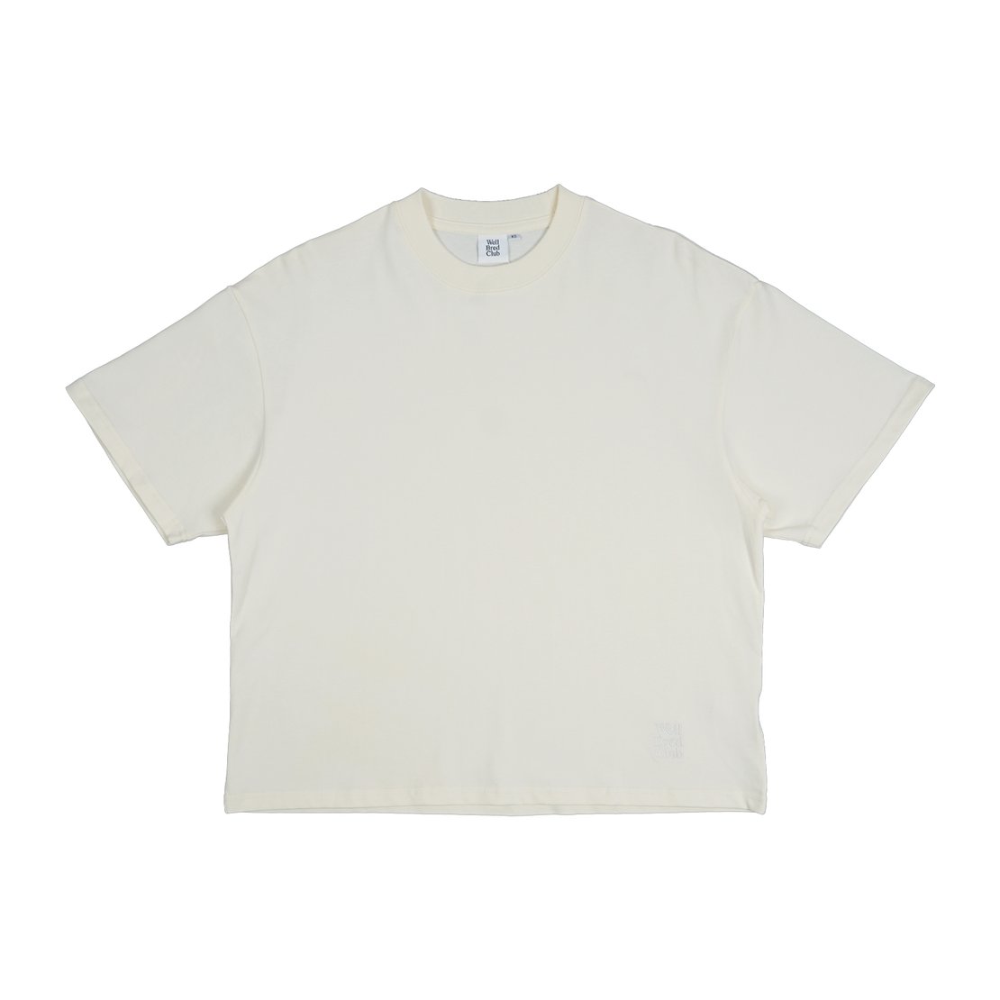 Wellbred Club Boxy Cropped Tee - Cream Wellbred Club Boxy Cropped Tee - Cream