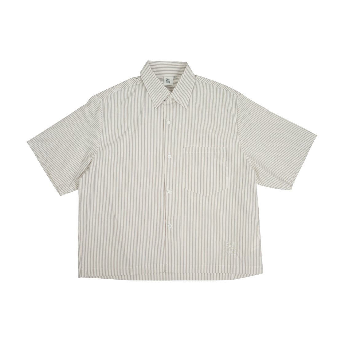 Wellbred Club Boxy Cropped Shirt - Beige Wellbred Club Boxy Cropped Shirt - Beige
