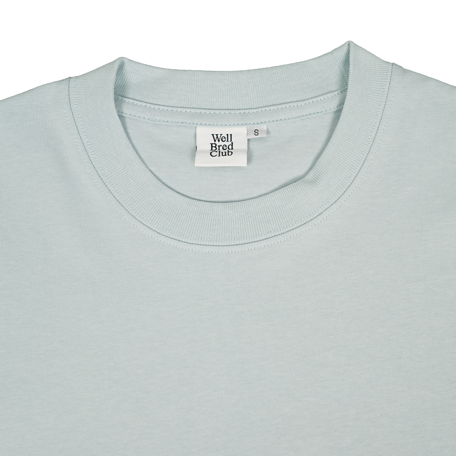 Wellbred Club Boxy Cropped Tee - Blue