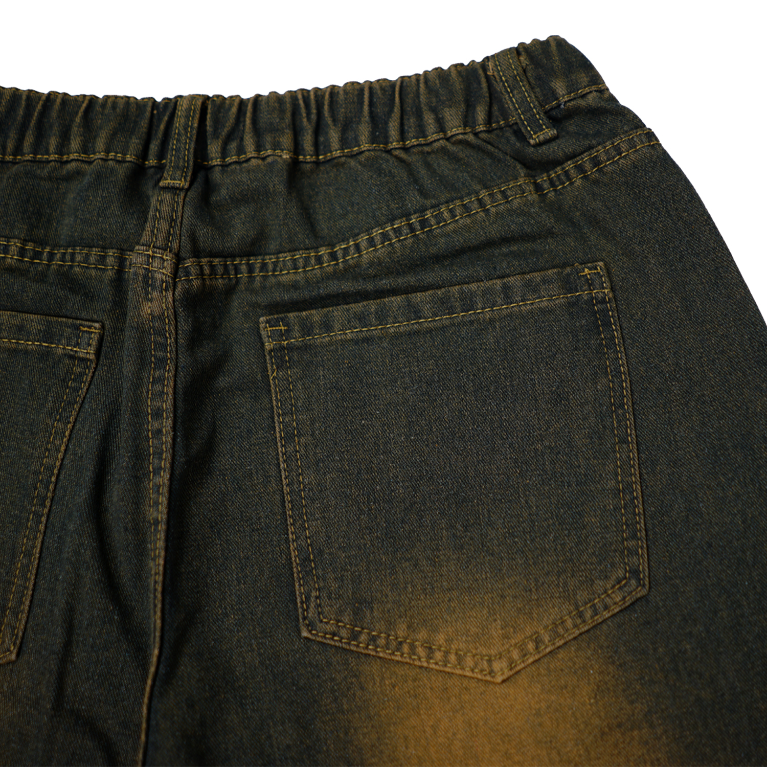 Wellbred Club Washed Jorts - Blue Denim