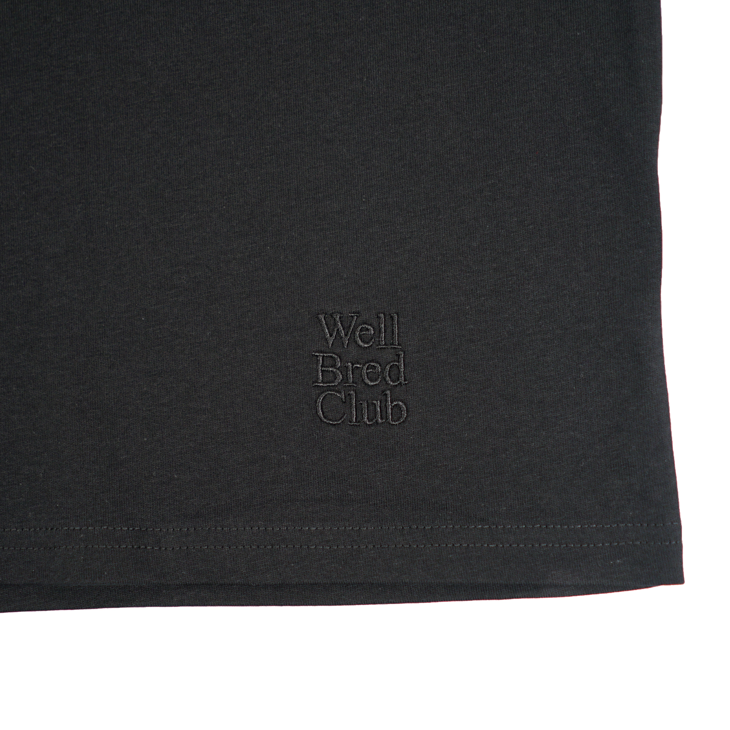 Wellbred Club Boxy Cropped Tee - Black Wellbred Club Boxy Cropped Tee - Black