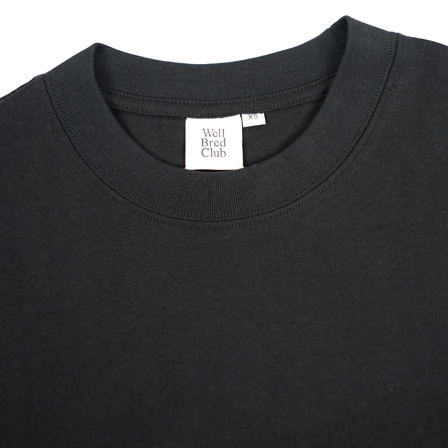 Wellbred Club Boxy Cropped Tee - Black Wellbred Club Boxy Cropped Tee - Black