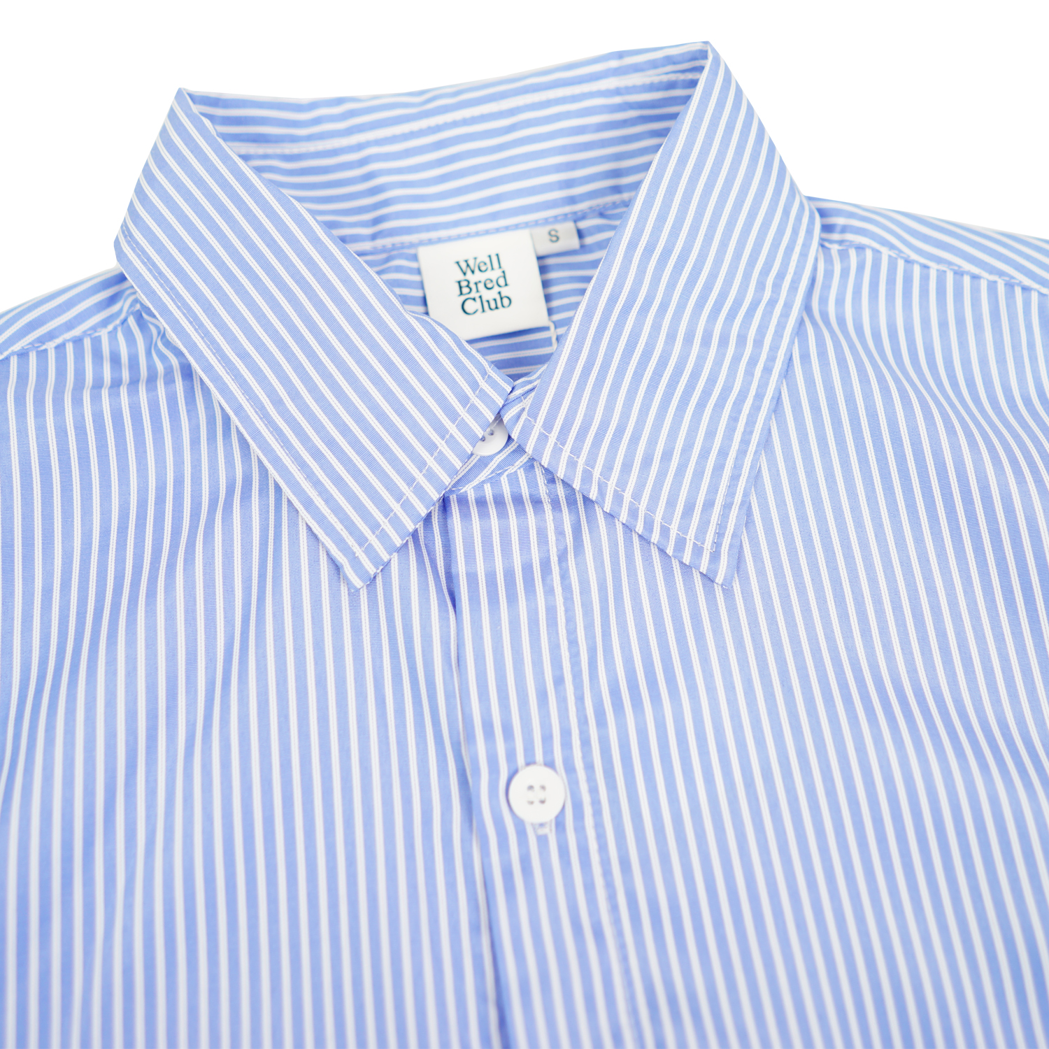 Wellbred Club Boxy Cropped Shirt - Blue Wellbred Club Boxy Cropped Shirt - Blue