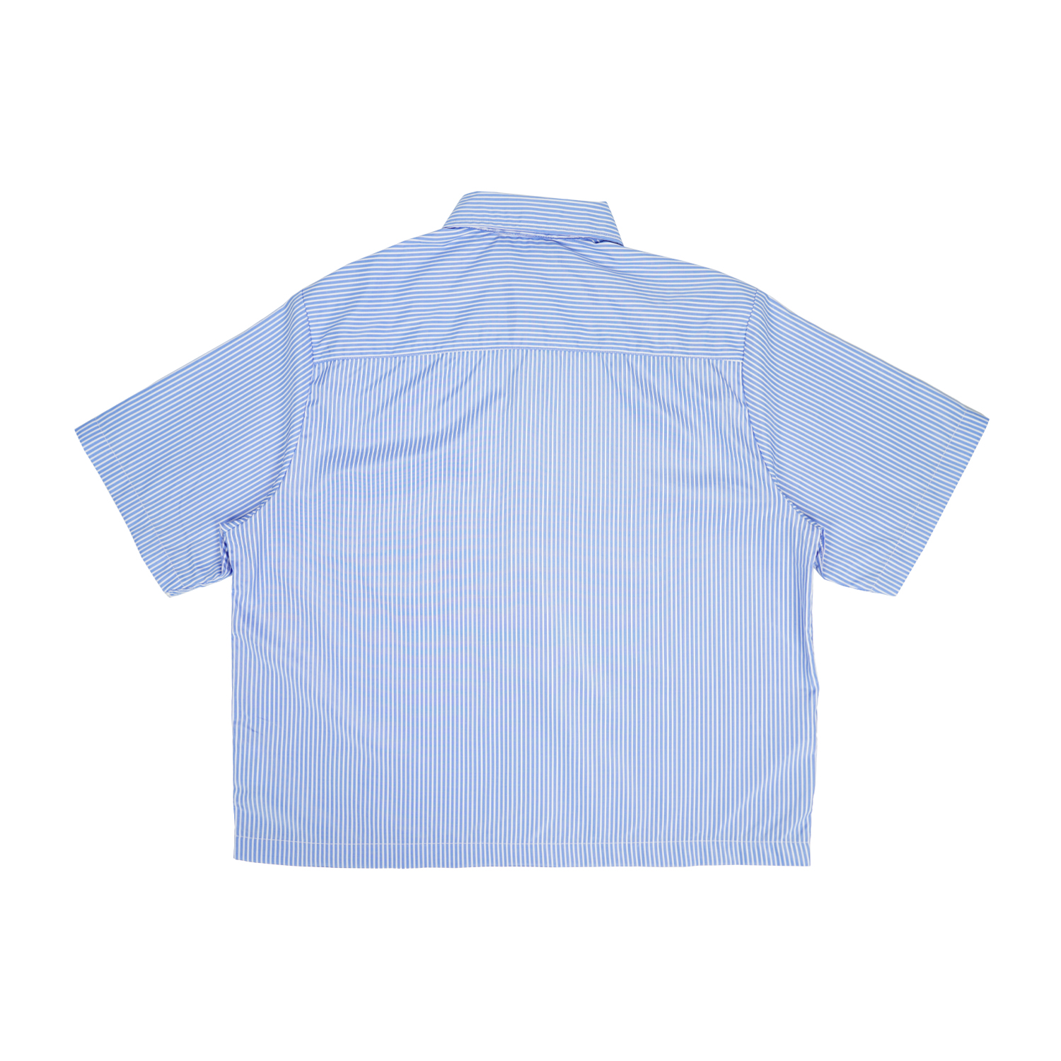 Wellbred Club Boxy Cropped Shirt - Blue Wellbred Club Boxy Cropped Shirt - Blue