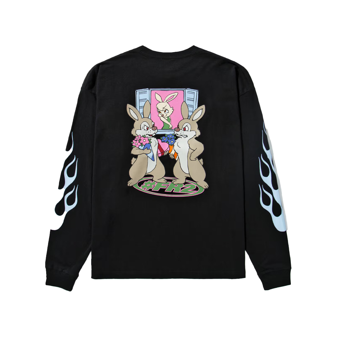 FR2 Fight Over A Rabbits Tee - Black