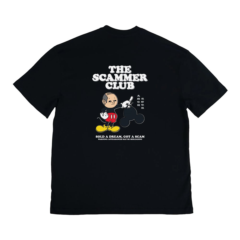 Happynauts The Scammer Club Tee - Black