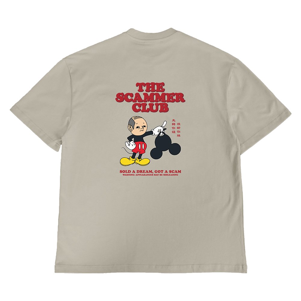 Happynauts The Scammer Club Tee - Khaki