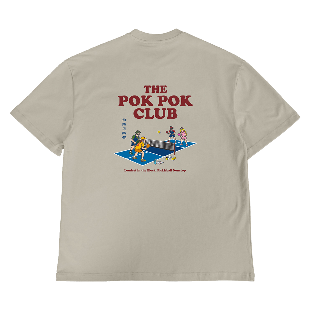 Happynauts The Pok Pok Club Tee - Khaki