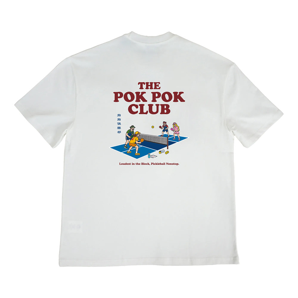 Happynauts The Pok Pok Club Tee - White