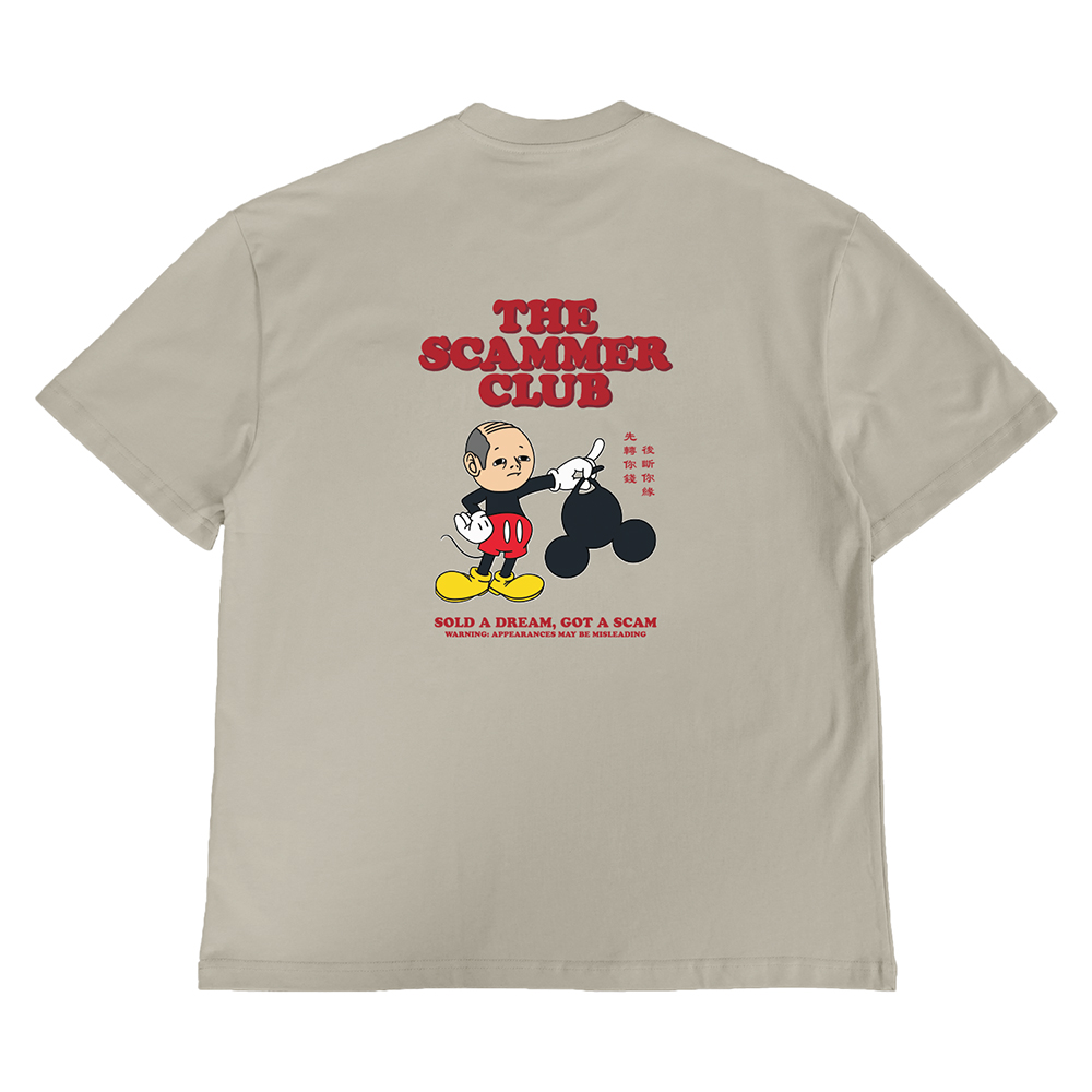Happynauts The Scammer Club Tee - Khaki