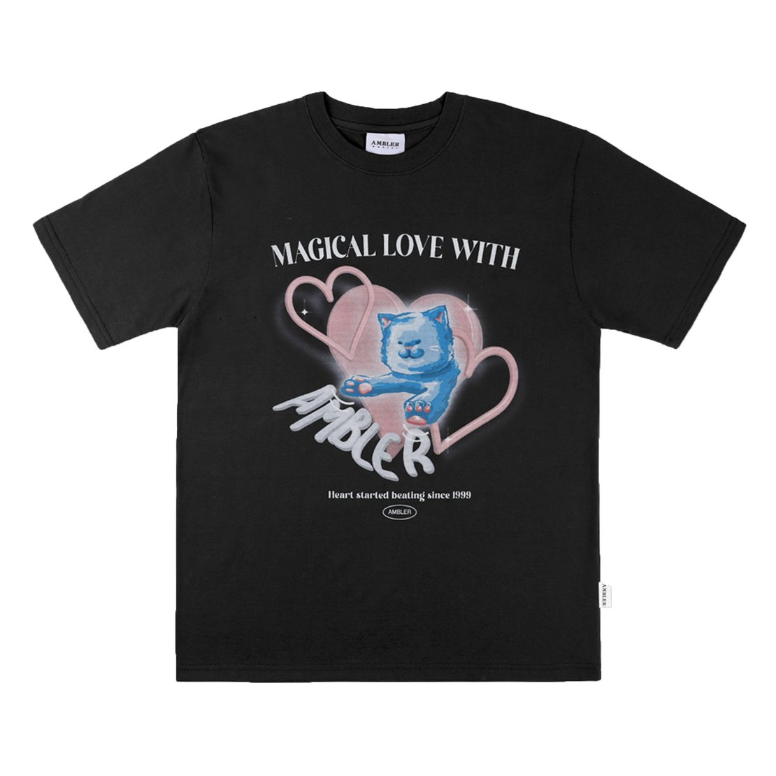 Ambler Heart Beating Tee - Black