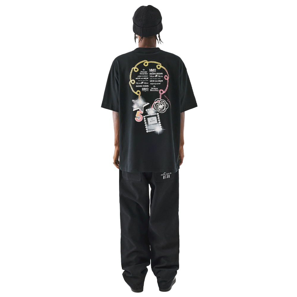 MEDM Spoof Color Letter Tee - Black